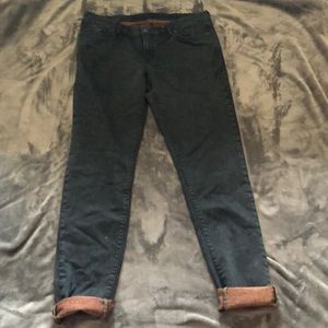 Black straight cut jeans